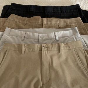 4 Pair Mens UA Flat Front Shorts